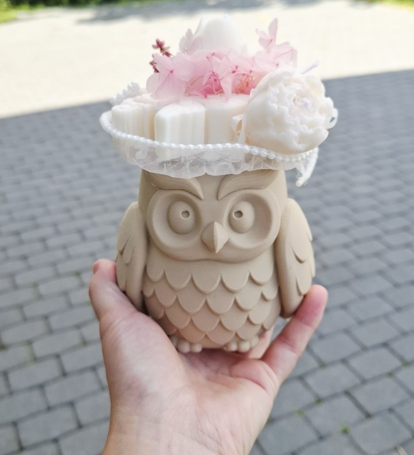 Žvakių puokštė Pelėdžiukas