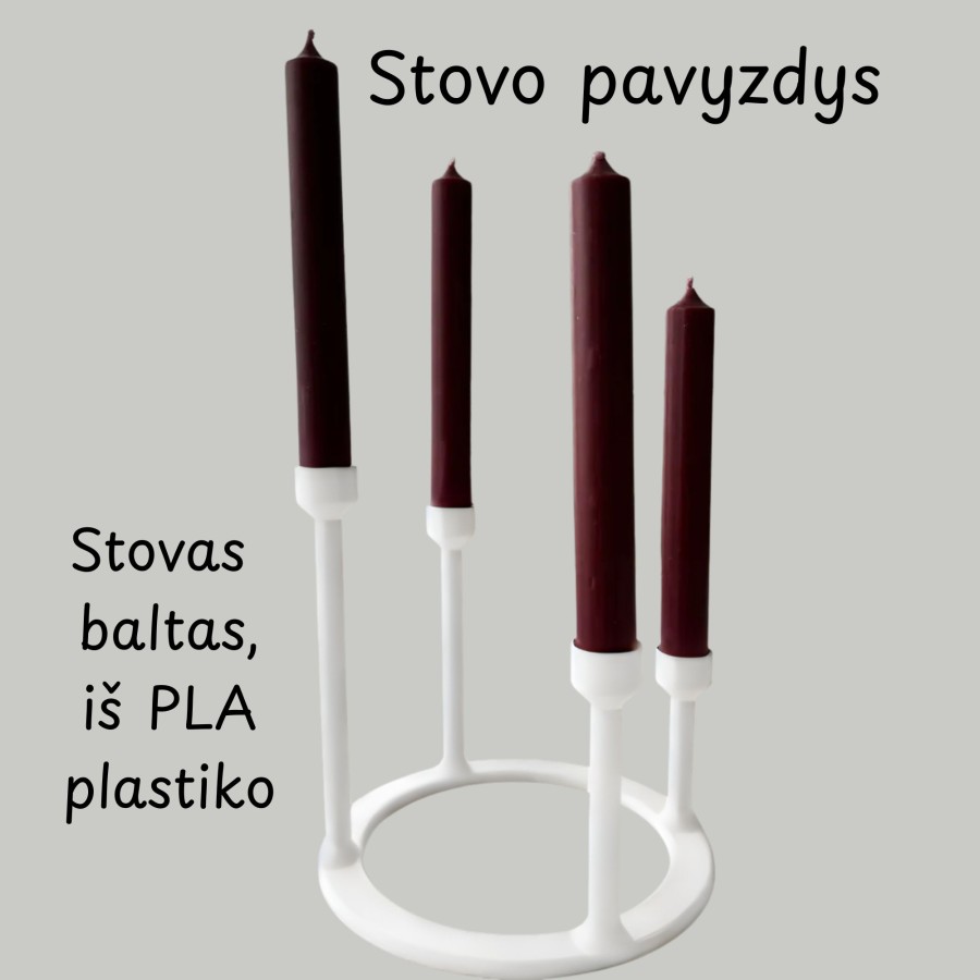 Advento žvakės baltos+dovana, bičių vaško Advento žvakės baltos+dovana, bičių vaško