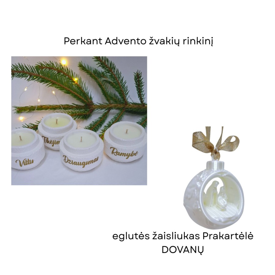 Advento žvakių rinkinys Advento žvakių rinkinys