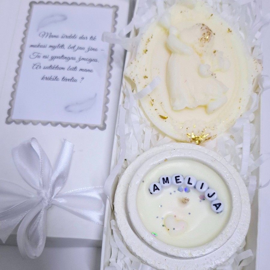 Krikštynų dovanų rinkinys kvietimas Krikštynų dovanų rinkinys kvietimas