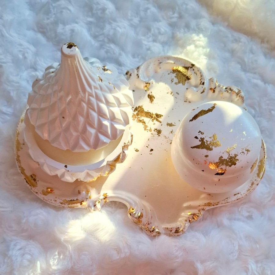 Rankų darbo rinkinys su dekoratyviniu padėklu