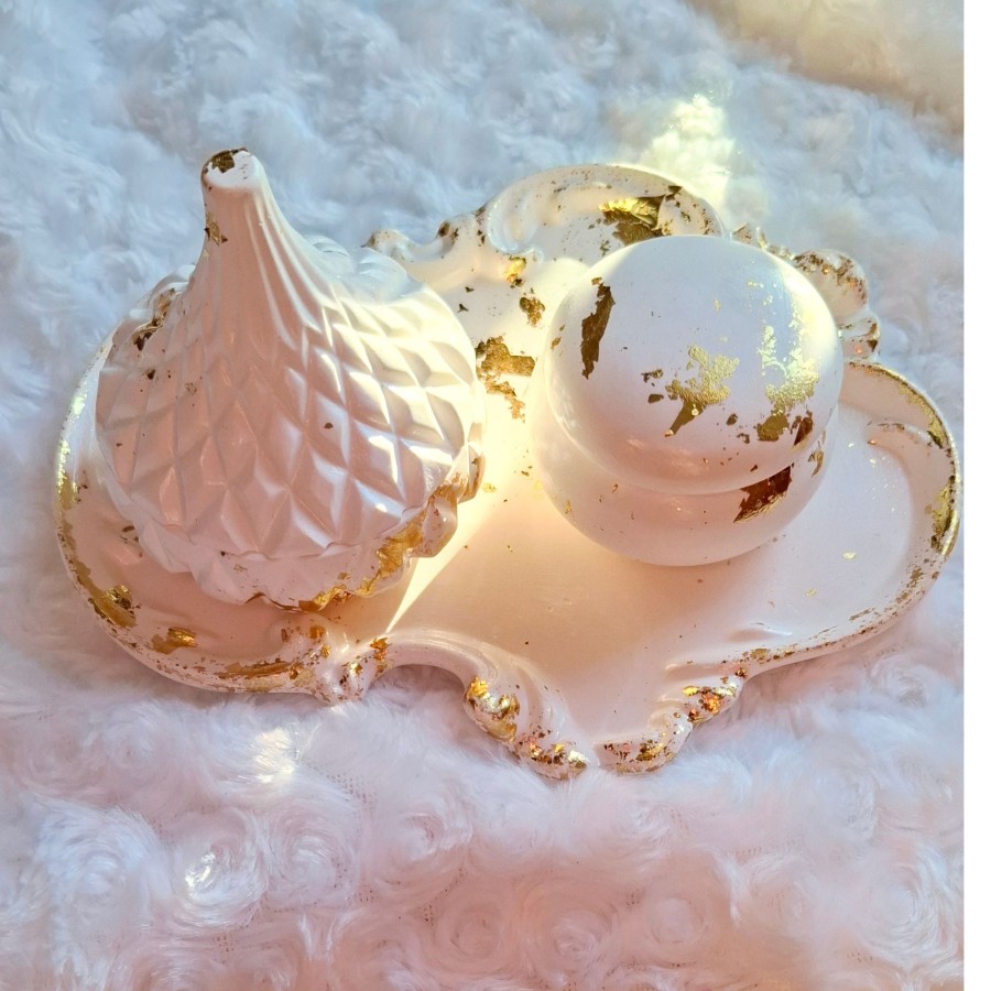 Rankų darbo rinkinys su dekoratyviniu padėklu