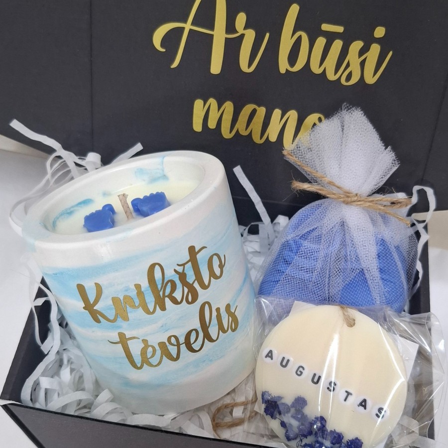 Dovana - kvietimas krikšto tėveliams 