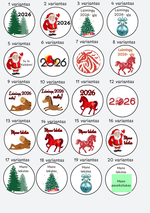 Kalėdinių kvapukų rinkinys dėžutėje