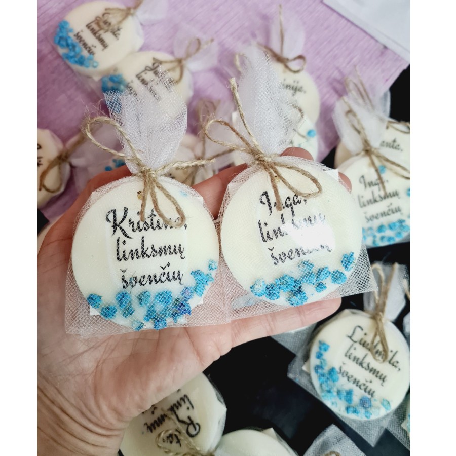 Kalėdiniai sausi kvapai su tekstu, dž. gėlės