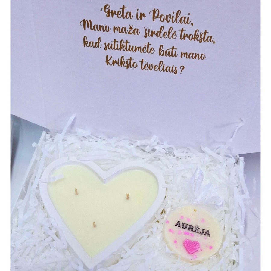 Kvietimas būti krikšto tėveliais Širdis