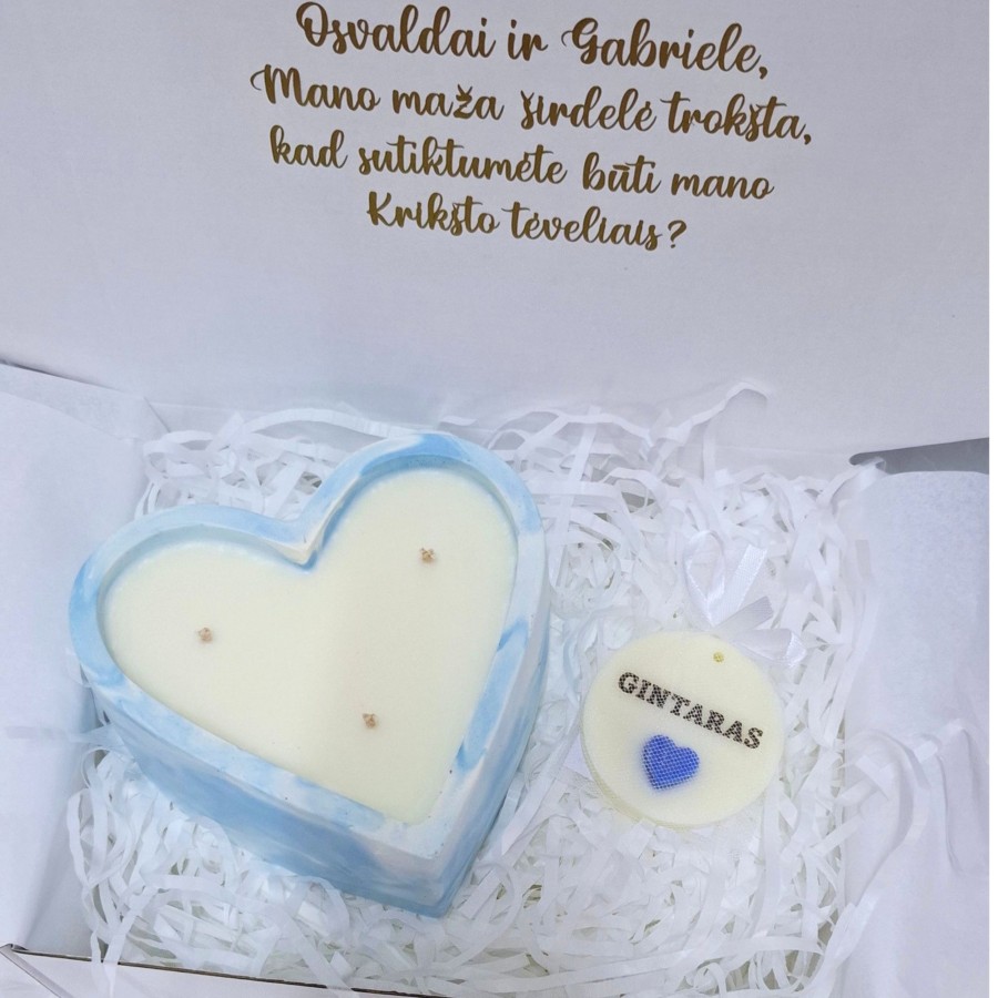 Kvietimas būti krikšto tėveliais Širdis