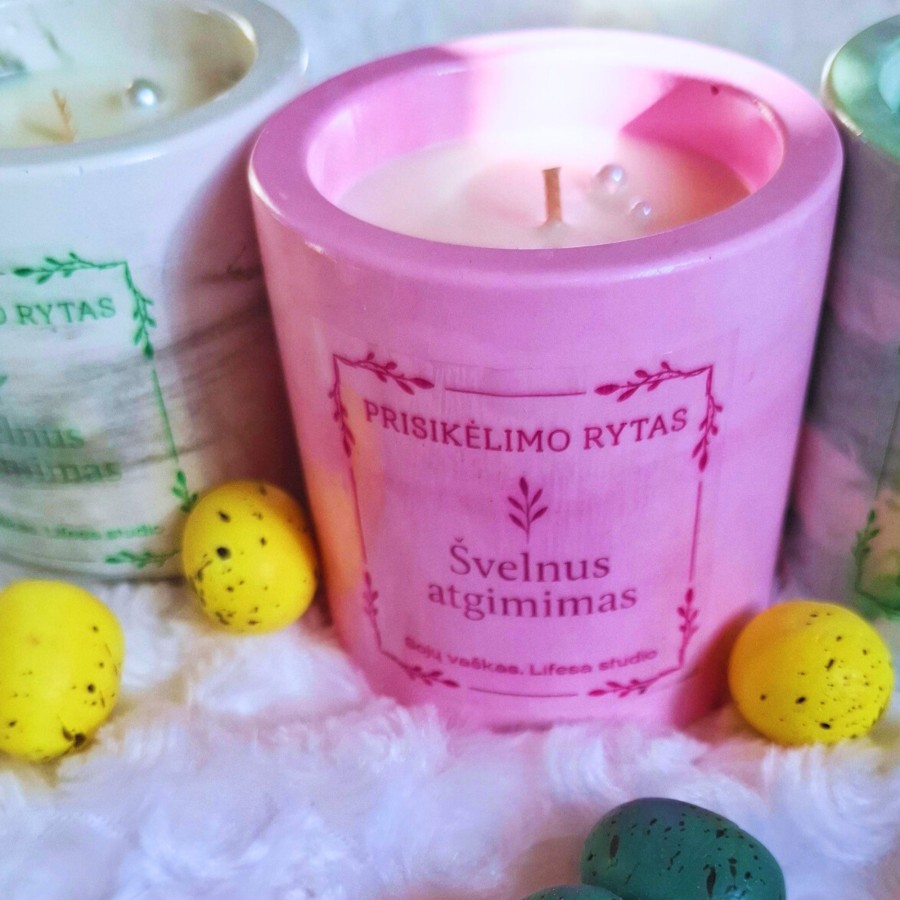 Pavasario žvakė – Velykų stalui "Švelnus atgimimas"