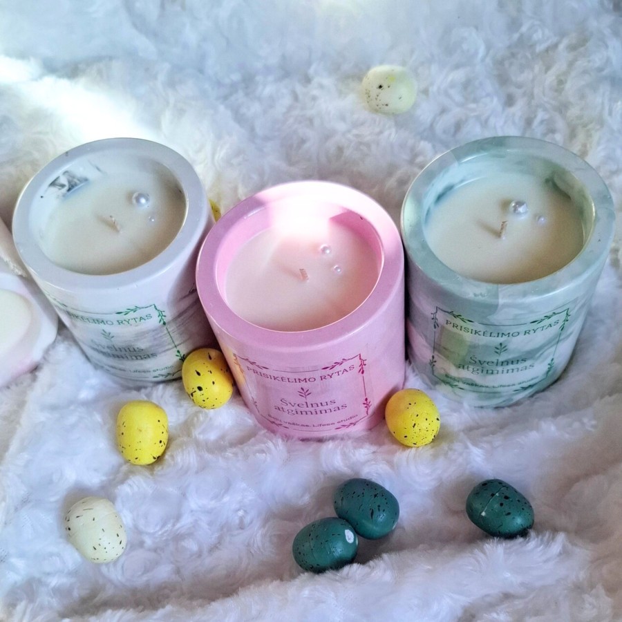 Pavasario žvakė – Velykų stalui "Švelnus atgimimas"