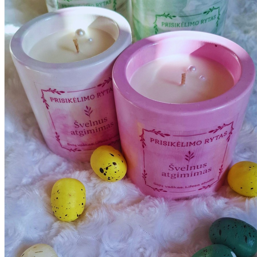 Pavasario žvakė – Velykų stalui "Švelnus atgimimas"