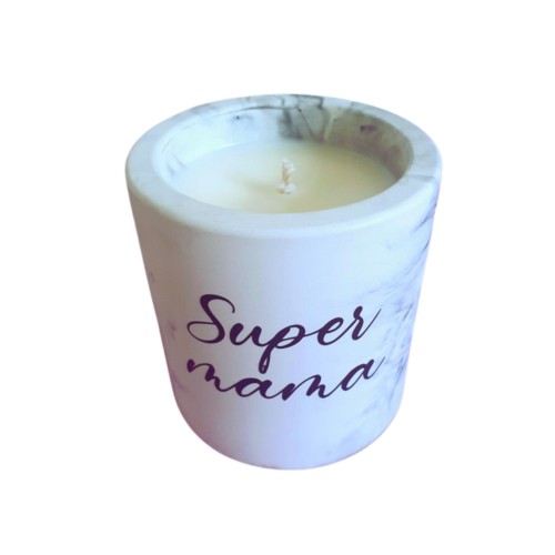 Sojų vaško žvakė "Super mama"