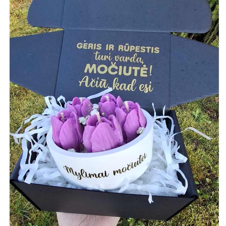 Tulpės Mylimai močiutei,j. d. gėris