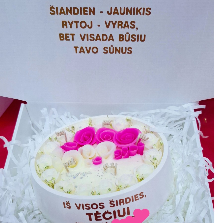 XXL žvakė gėlių lobynas, personalizuota