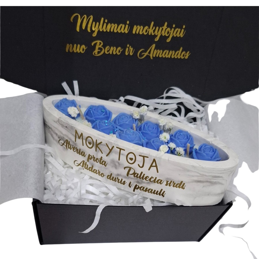 Žvakė Rožytės laivelyje, Mokytojai,200g