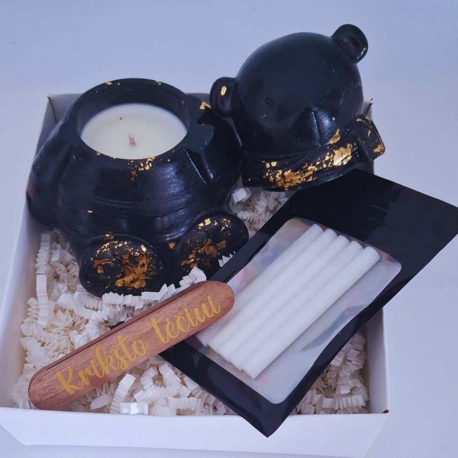 Dovana krikšto tėčiui, auto kvapas ir žvakė