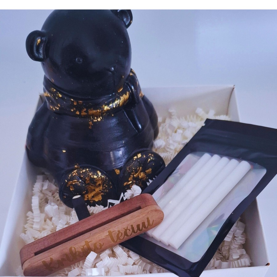 Dovana krikšto tėčiui, auto kvapas ir žvakė