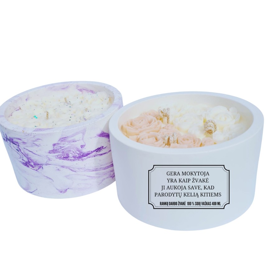 Dovana mokytojai/ui "Rožyčių apsupty"