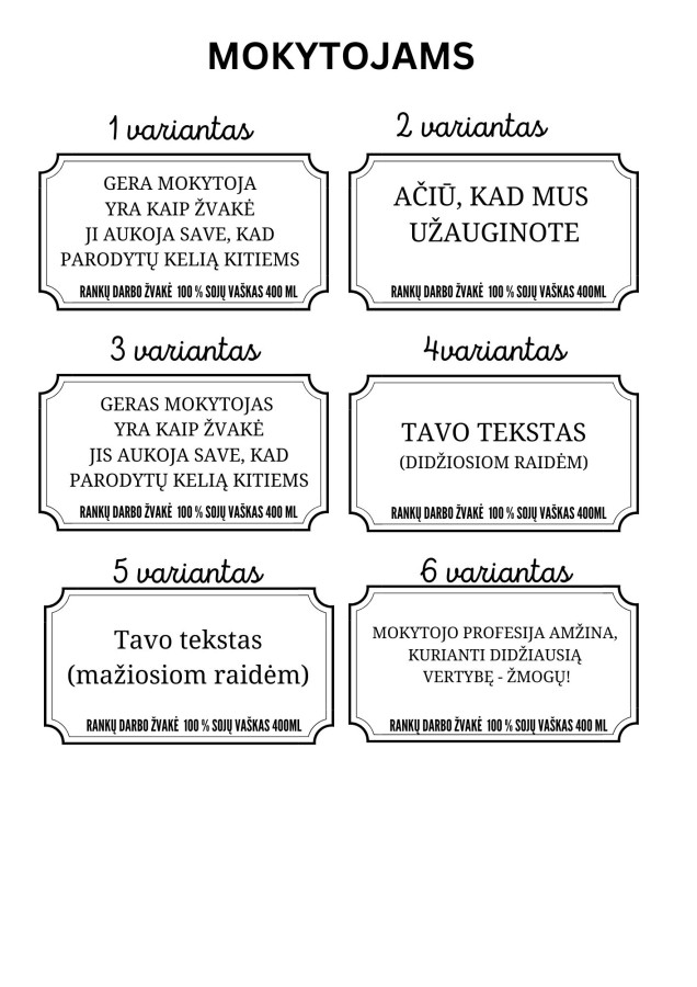 Dovana mokytojai/ui "Rožyčių apsupty"