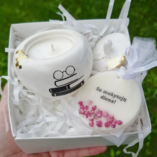Dovanėlė obuoliukas su personalizuotu kvapuku