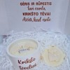 Dovanų rinkinys krikšto tėvams "Balta svajonė",350g