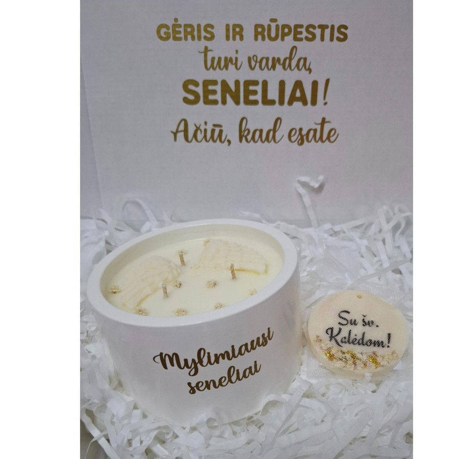 Dovanų rinkinys seneliams, kalėdinis