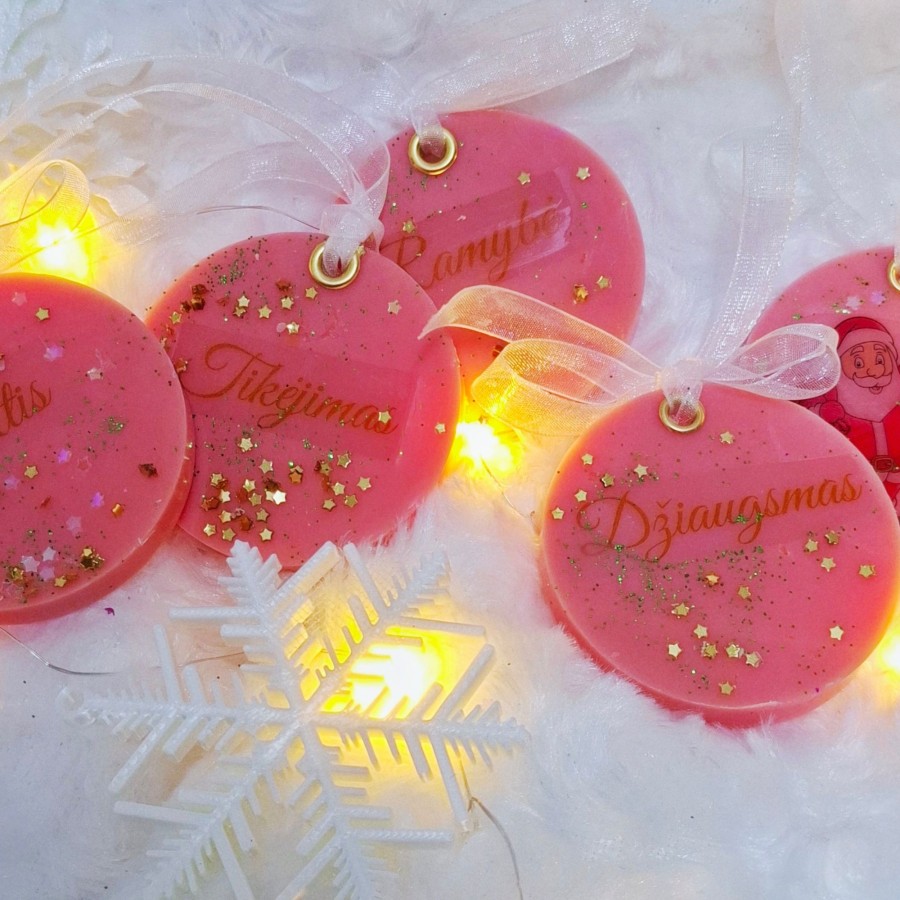 Kalėdiniai kvapukai su tekstu,raudoni Kalėdiniai kvapukai su tekstu,raudoni