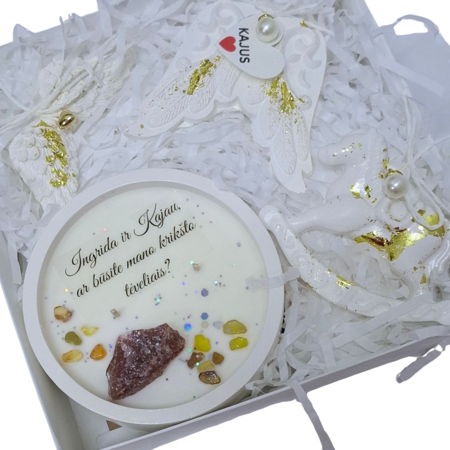 Kalėdinis kvietimas būti krikšto tėveliais