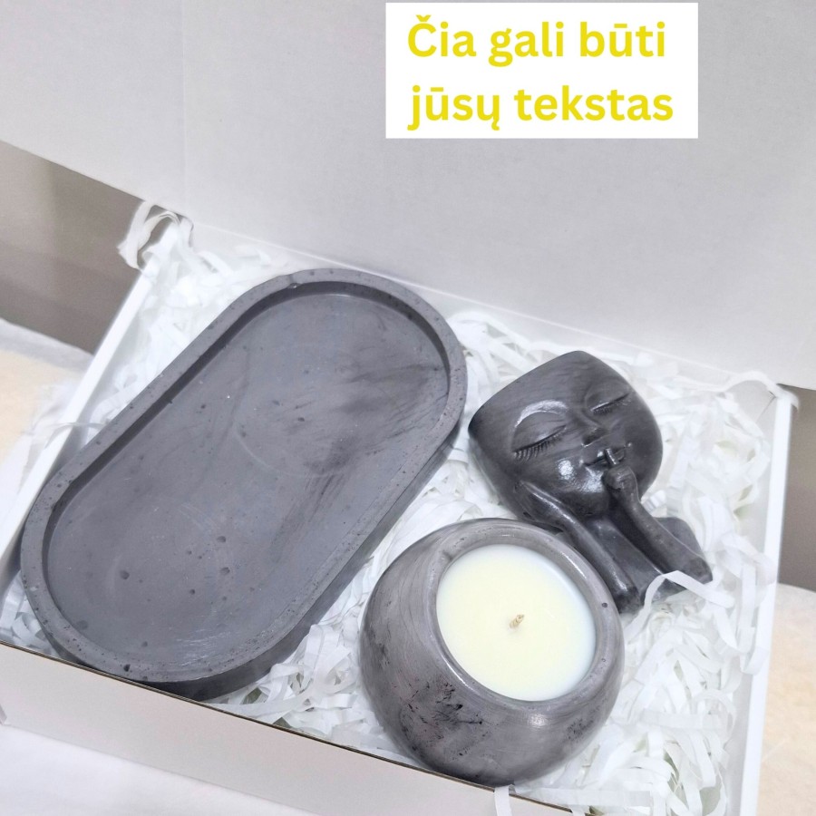 Rinkinys Elegancija su žvake, dėžutėje