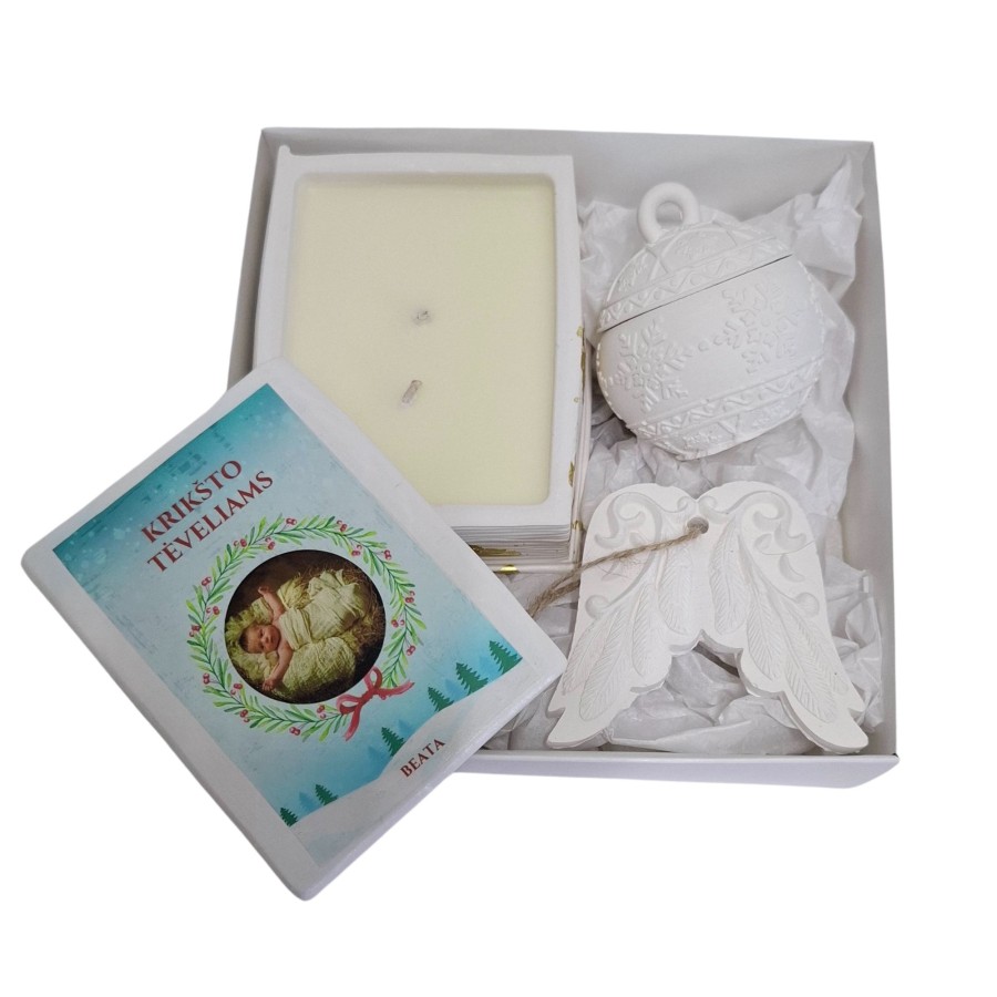 Rinkinys knyga , žaisliukas, angelo sparnai Rinkinys knyga , žaisliukas, angelo sparnai