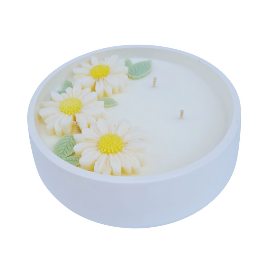 Sojų vaško žvakė Ramunės, xxl,500g Sojų vaško žvakė Ramunės, xxl,500g