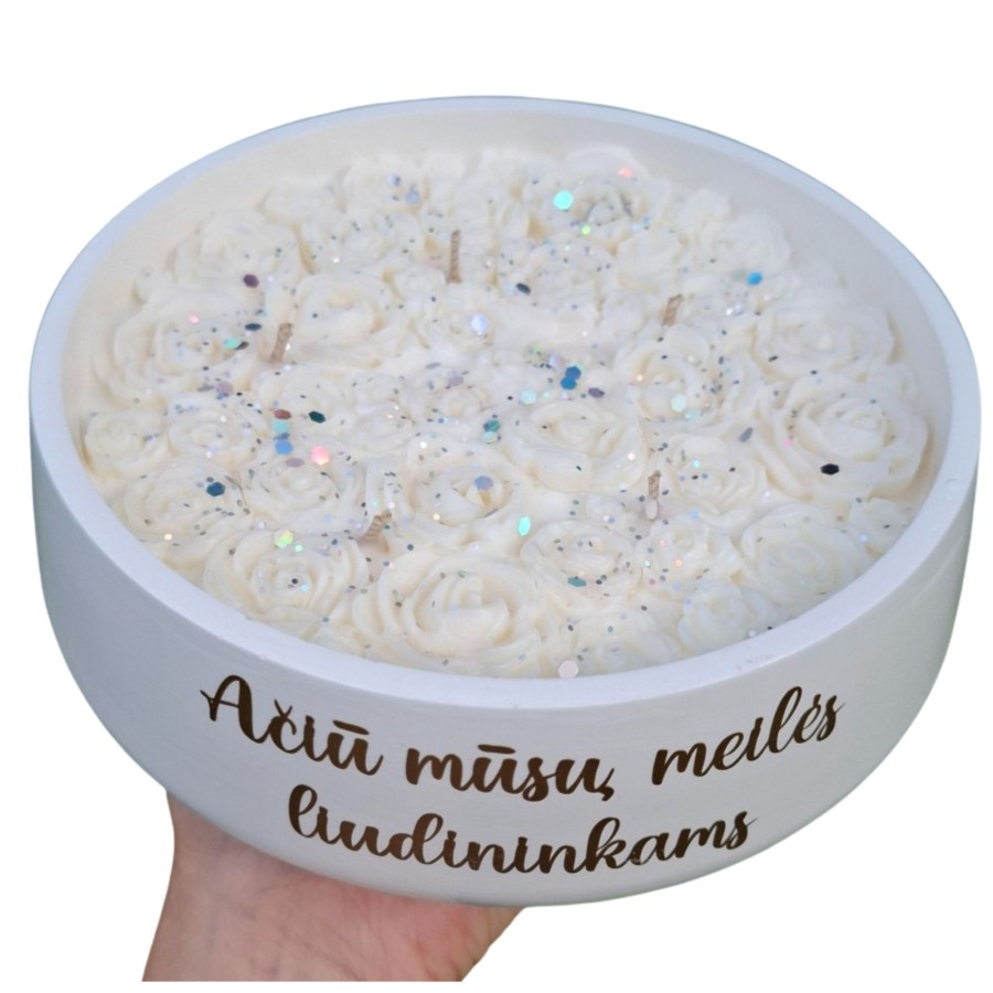 Sojų vaško žvakė rožyčių pulkas,xxl Sojų vaško žvakė rožyčių pulkas,xxl