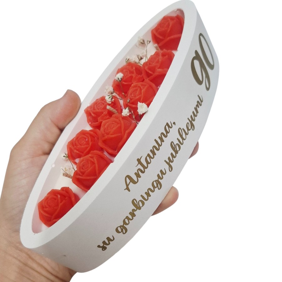 Žvakė "Rožytės laivelyje" gimtadieniui