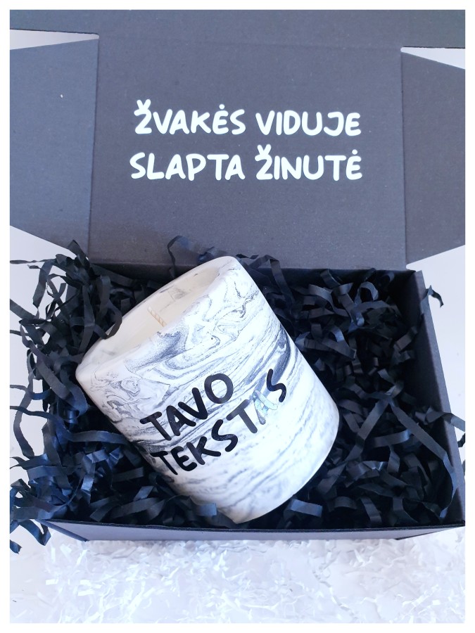 Slapta žinutė žvakėje,180 g