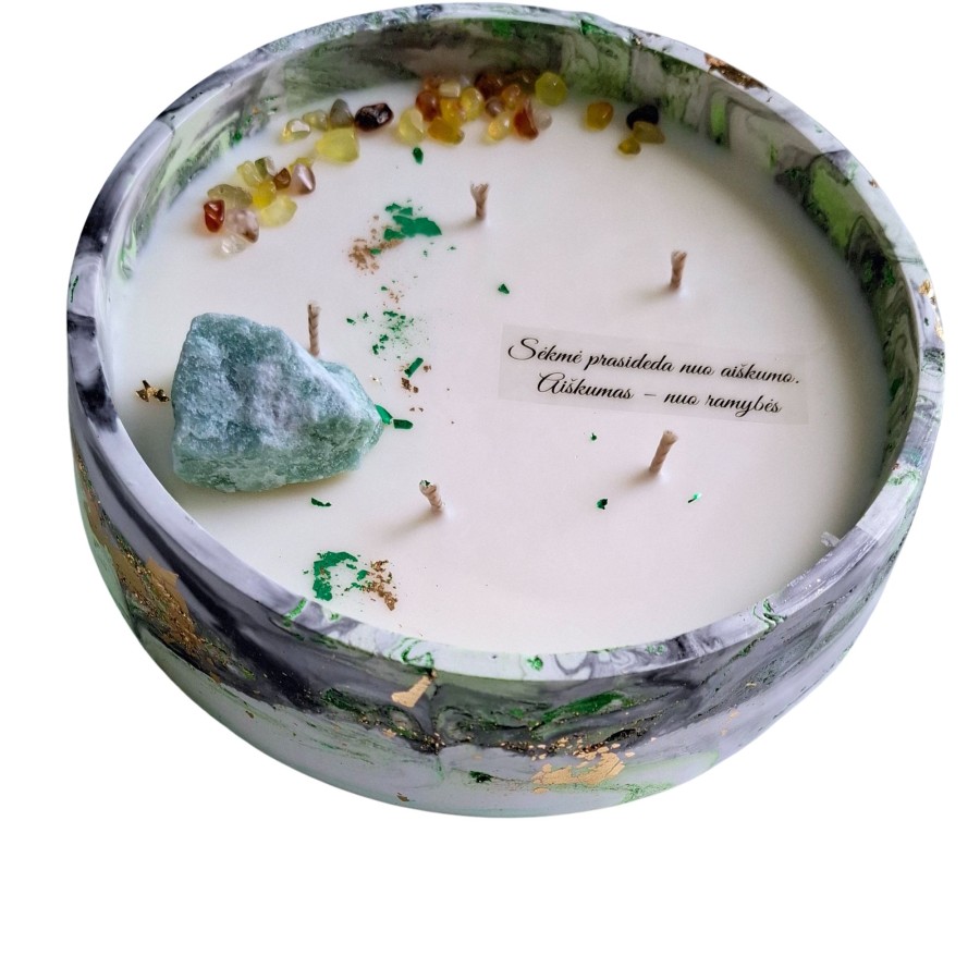 Žvakė su avantiūrino kristalu, verslo dovana Žvakė su avantiūrino kristalu, verslo dovana