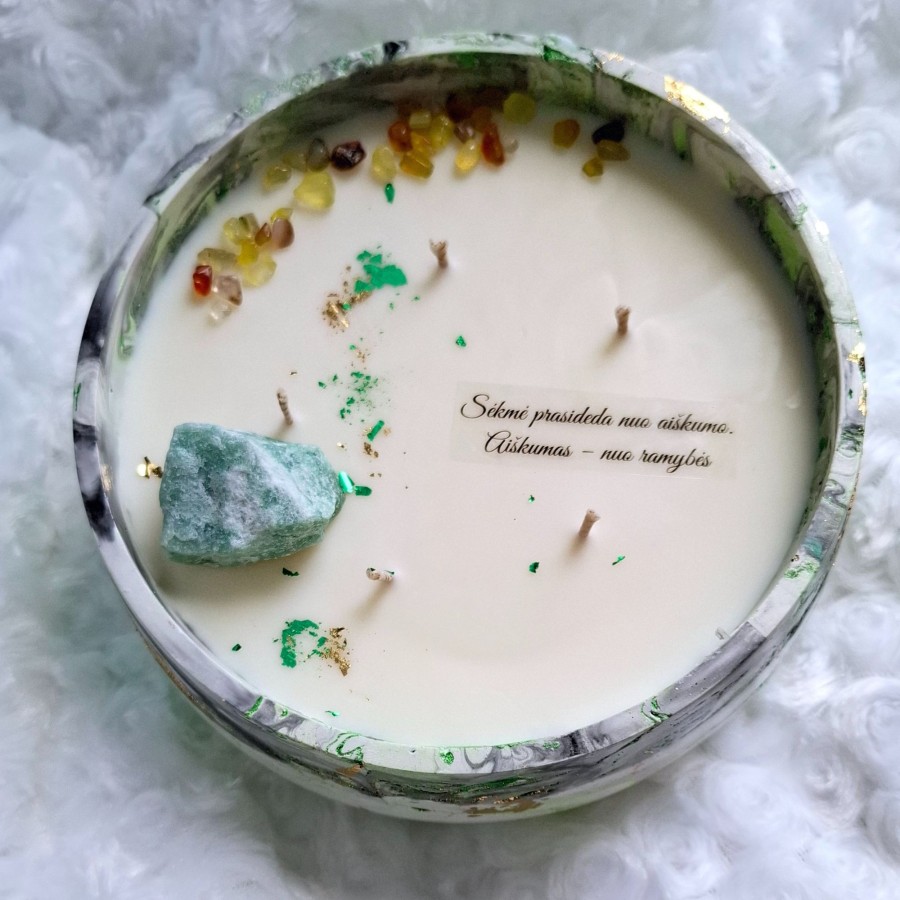 Žvakė su avantiūrino kristalu, verslo dovana Žvakė su avantiūrino kristalu, verslo dovana